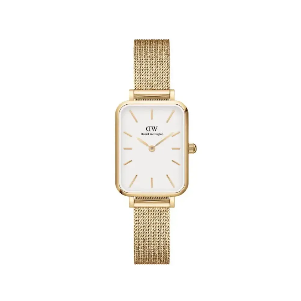 Daniel Wellington ure Daniel Wellington Quadro Evergold DW00100556 | Dame Dameure Med Lænke | Dameure I Gulddouble