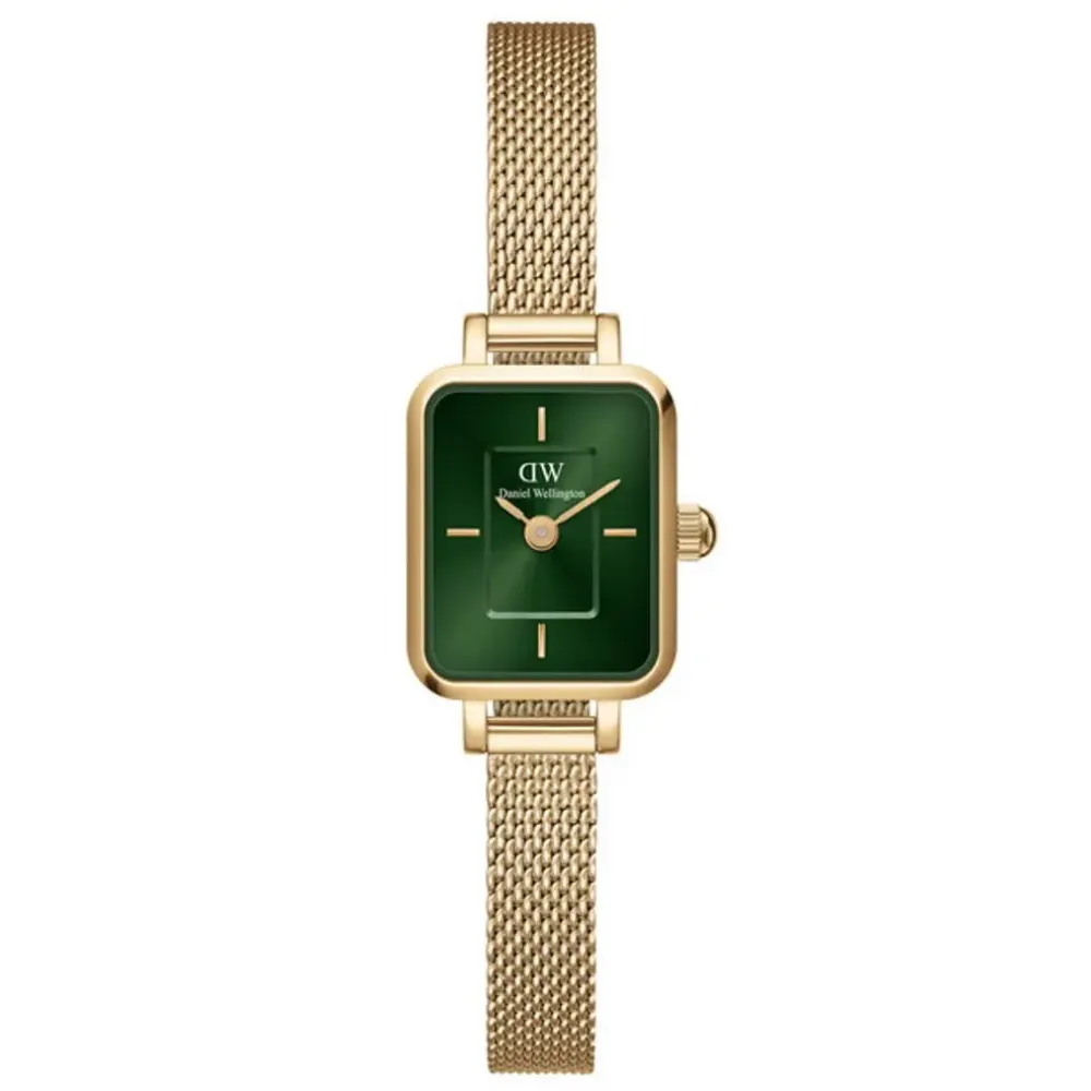 Daniel Wellington ure Daniel Wellington Quadro Mini Evergold DW00100653 | Dame Dameure Med Lænke | Dameure I Gulddouble