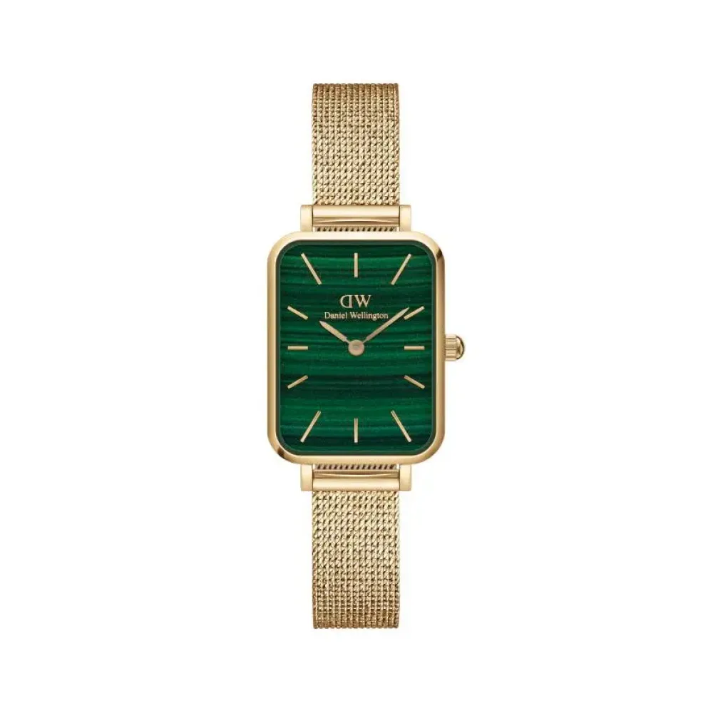 Daniel Wellington ure Daniel Wellington Quadro Evergold DW00100561 | Dame Dameure Med Lænke | Dameure I Gulddouble