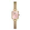 Daniel Wellington ure Daniel Wellington Quadro Mini Evergold DW00100655 | Dame Dameure Med Lænke | Dameure I Gulddouble
