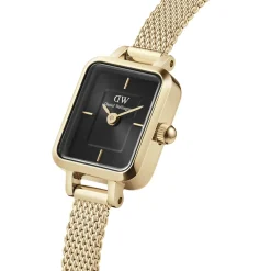 Daniel Wellington ure Daniel Wellington Quadro Mini Evergold DW00100652 | Dame Dameure Med Lænke | Dameure I Gulddouble
