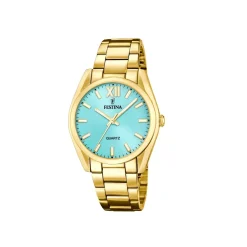 Festina ure Festina Boyfriend F20640/2 | Dame Dameure Med Lænke | Dameure I Gulddouble