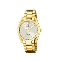 Festina ure Festina Boyfriend F20640/1 | Dame Dameure Med Lænke | Dameure I Gulddouble