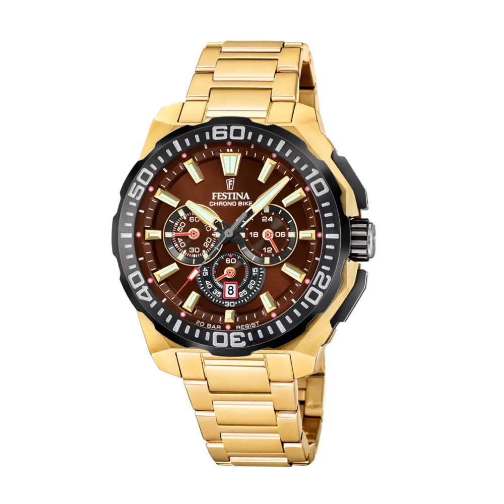 Festina ure Festina Chrono Bike F20727/3 | Herreure Med Lænke | Herreure I Stål