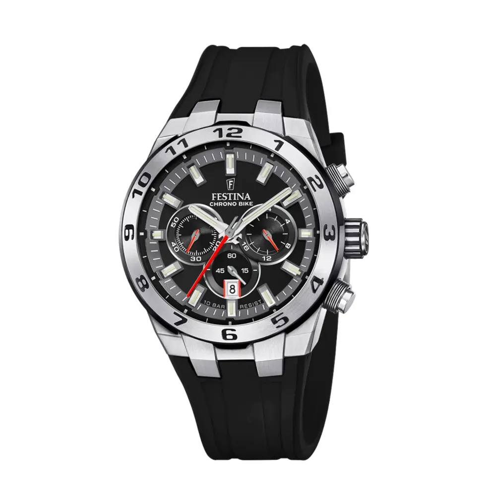 Festina ure Festina Chrono Bike F20671/6 | Herreure Med Rem | Herreure I Stål