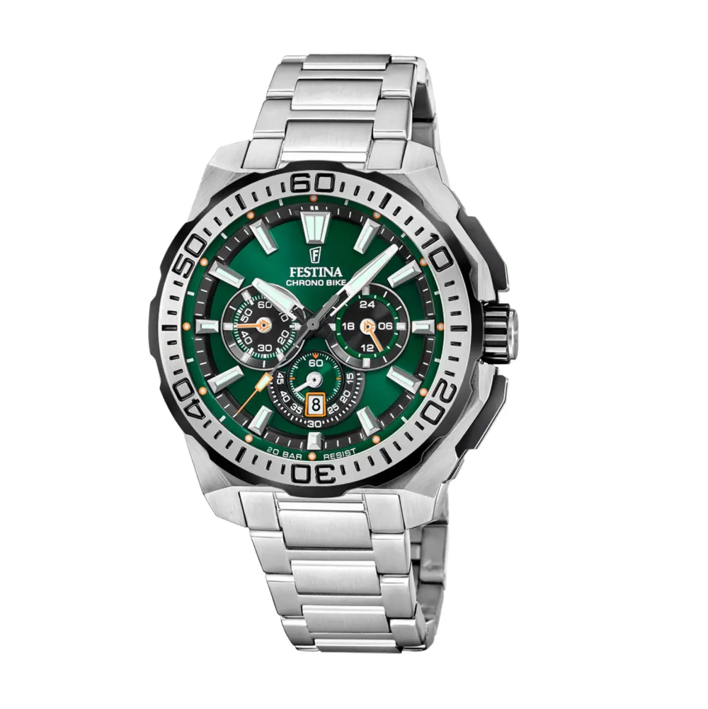 Festina ure Festina Chrono Bike F20724/3 | Herreure Med Lænke | Herreure I Stål