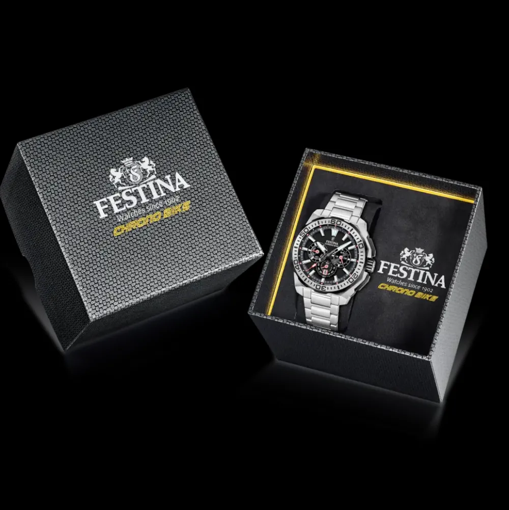 Festina ure Festina Chrono Bike F20724/7 | Herreure Med Lænke | Herreure I Stål