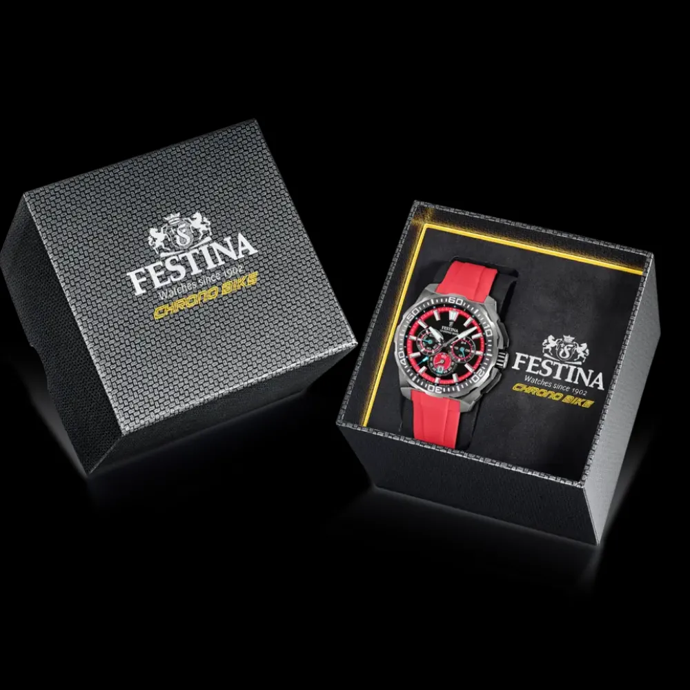 Festina ure Festina Chrono Bike F20725/5 | Herreure Med Rem | Herreure I Stål