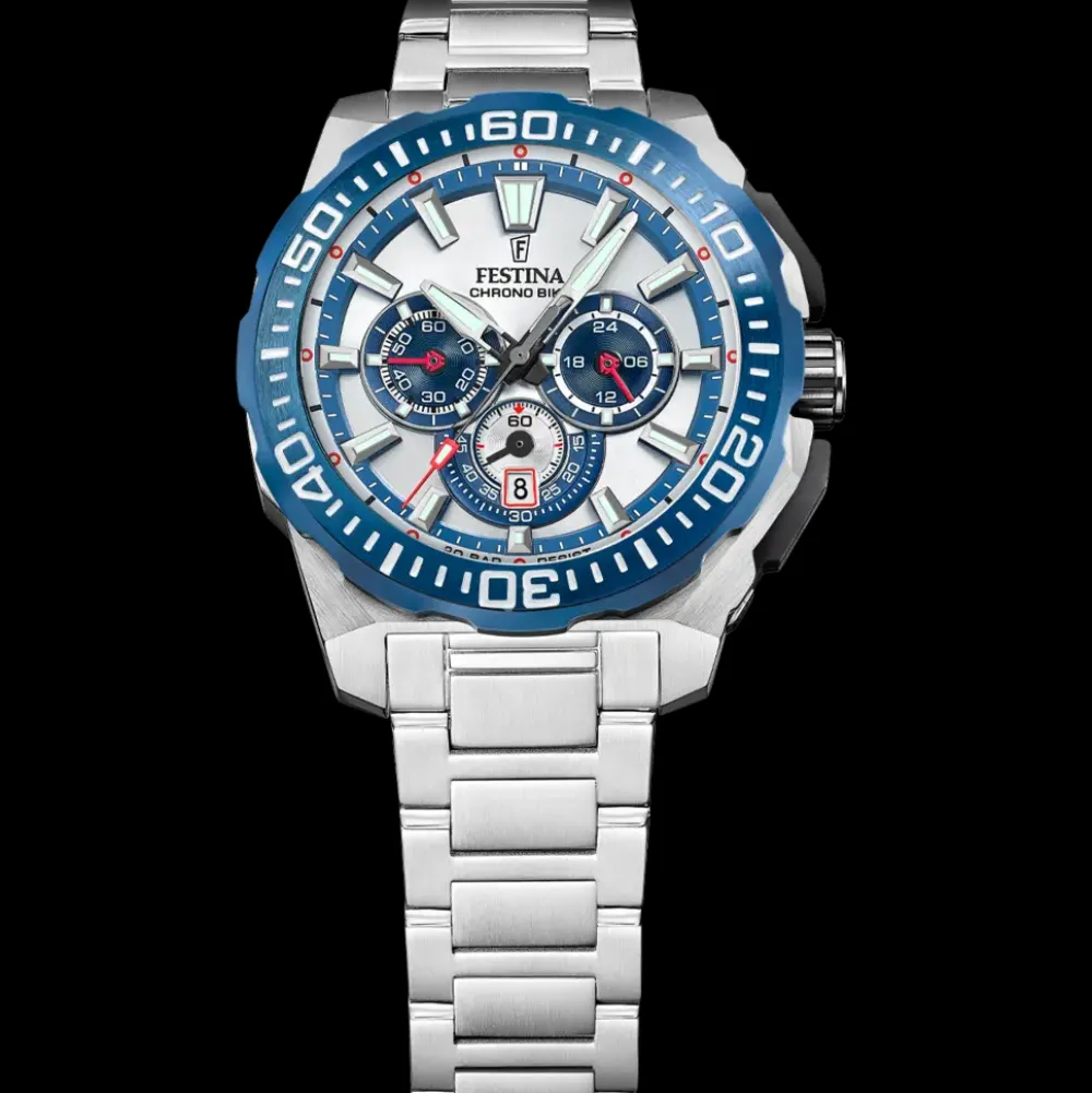 Festina ure Festina Chrono Bike F20724/1 | Herreure Med Lænke | Herreure I Stål