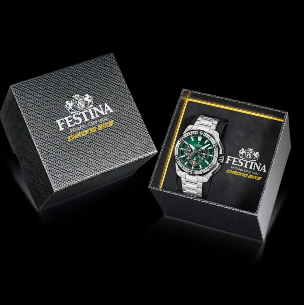 Festina ure Festina Chrono Bike F20724/3 | Herreure Med Lænke | Herreure I Stål