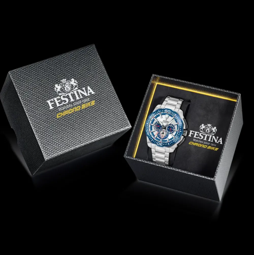 Festina ure Festina Chrono Bike F20724/1 | Herreure Med Lænke | Herreure I Stål