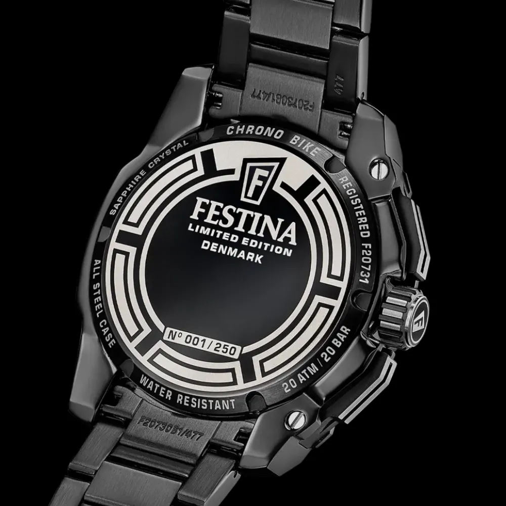 Festina ure Festina Chrono Bike Limited Danmark Edition F20731/2S | Herreure Med Rem | Herreure Med Lænke