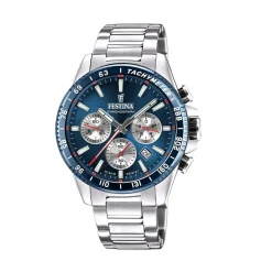 Festina ure Festina Chrono F20560/2 | Herreure I Stål | Herreure Med Lænke