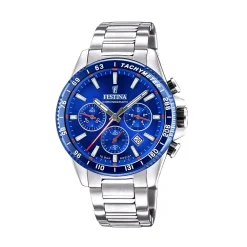 Festina ure Festina Chrono F20560/3 | Herreure I Stål | Herreure Med Lænke