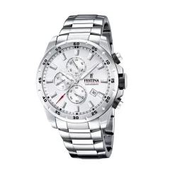 Festina ure Festina Chronograph F20463/1 | Herreure I Stål | Herreure Med Lænke