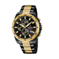 Festina ure Festina Chronograph F20563/1 | Herreure Med Lænke | Herreure I Bicolor