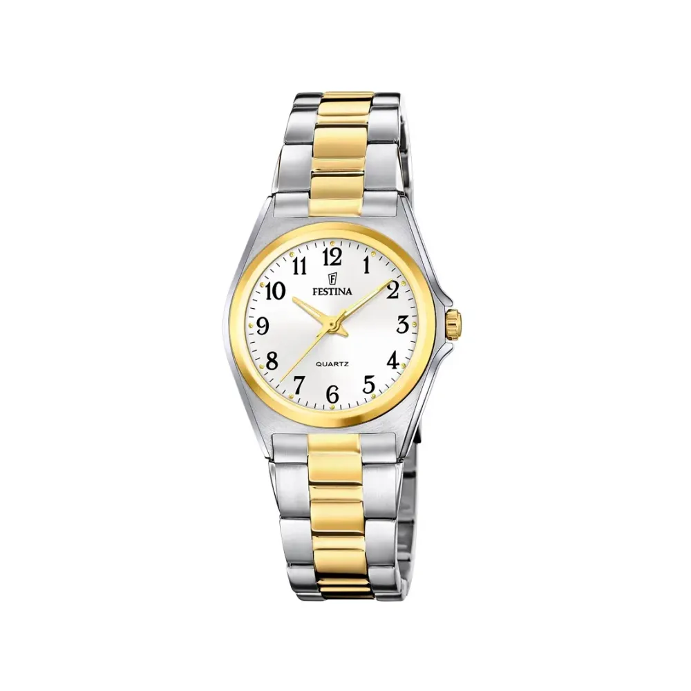 Festina ure Festina Classic F20556/1 | Dame Dameure Med Lænke | Dameure I Bicolor