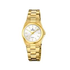 Festina ure Festina Classic F20557/2 | Dame Dameure Med Lænke | Dameure I Gulddouble