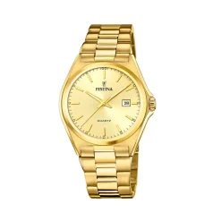 Festina ure Festina Classic F20555/3 | Herreure I Gulddouble | Herreure Med Lænke