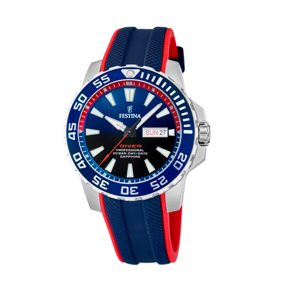 Festina ure Festina Diver F20662/1 | Herreure Med Rem | Herreure I Stål