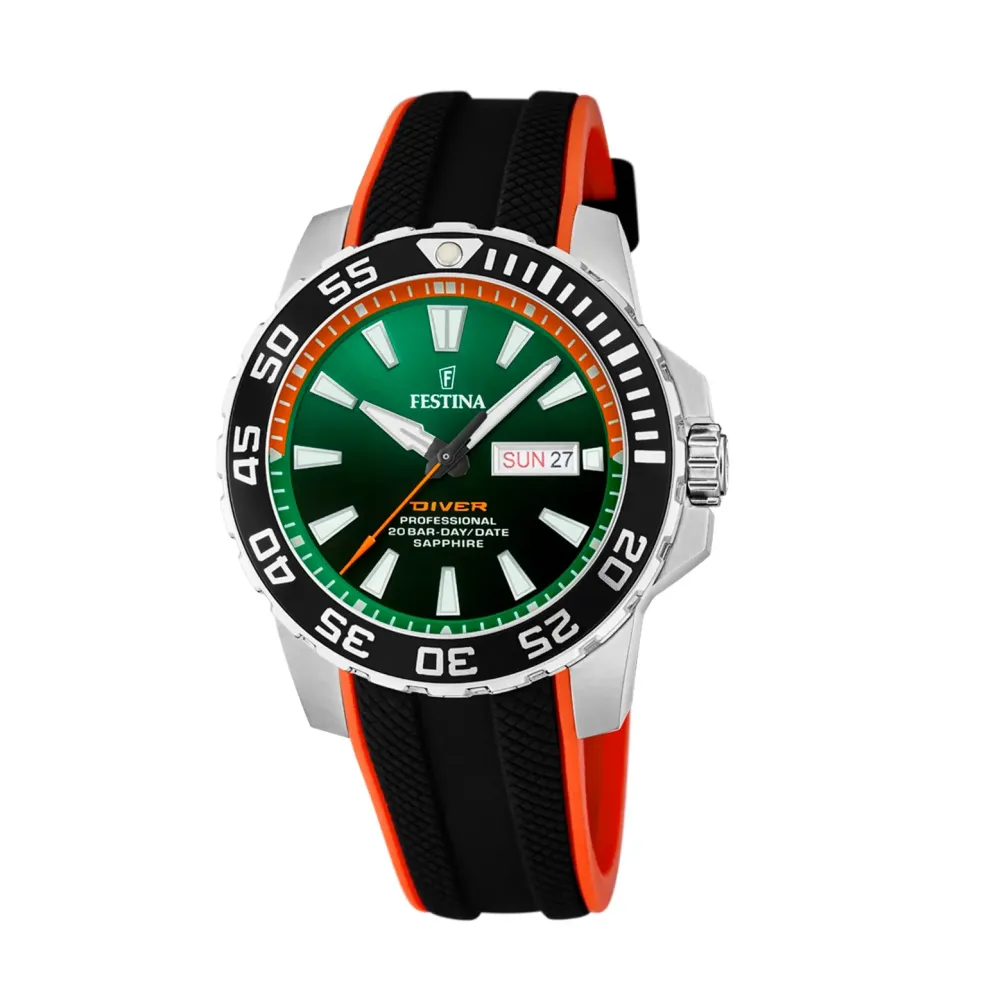 Festina ure Festina Diver F20662/2 | Herreure Med Rem | Herreure I Stål