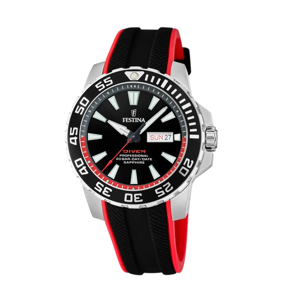 Festina ure Festina Diver F20662/3 | Herreure Med Rem | Herreure I Stål
