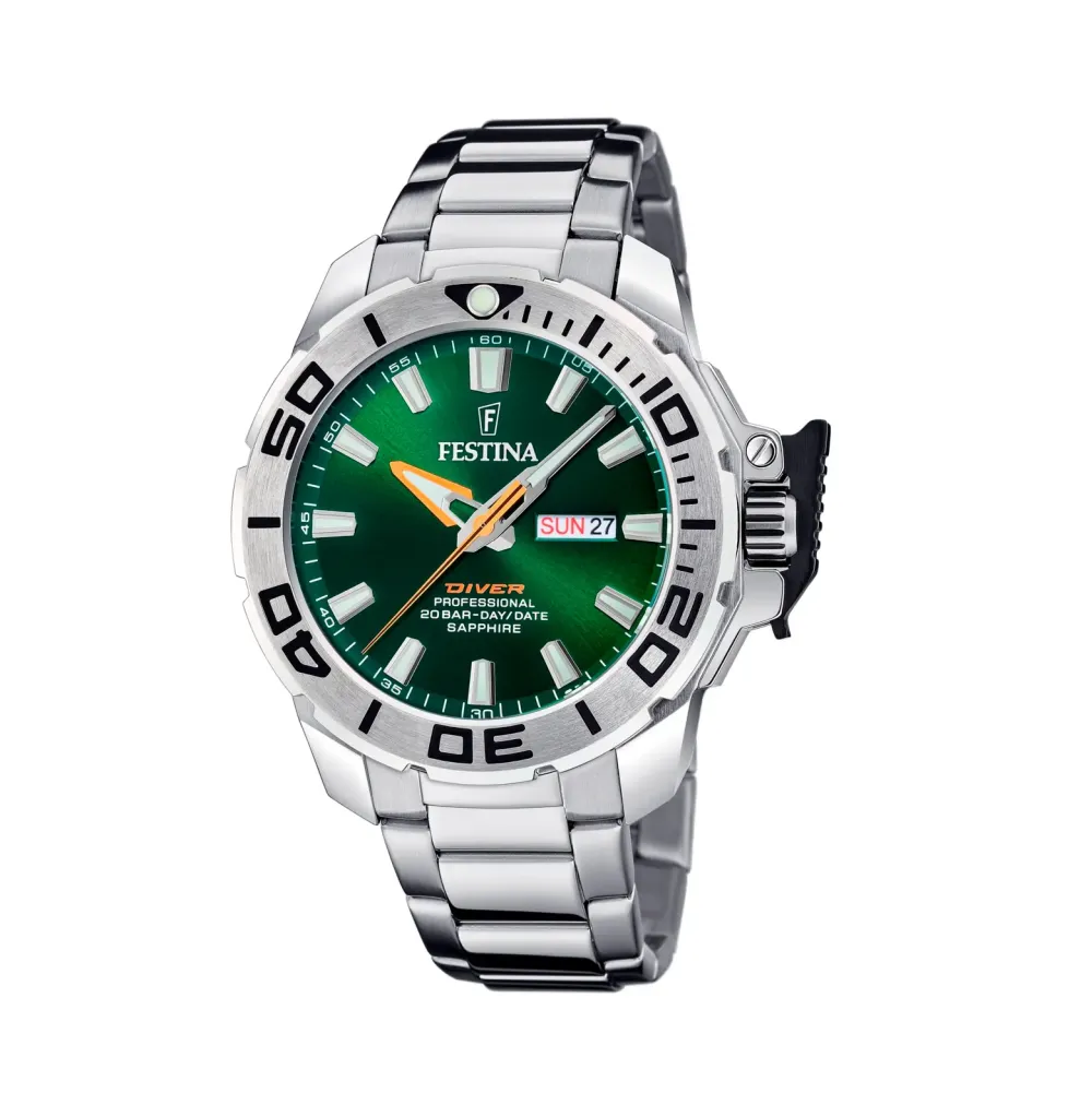 Festina ure Festina Diver F20665/2 | Herreure Med Lænke | Herreure I Stål