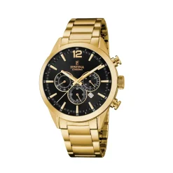 Festina ure Festina F20633/3 | Herreure Med Lænke | Herreure I Gulddouble