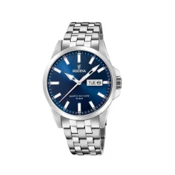 Festina ure Festina F20357/3 | Herreure I Stål | Herreure Med Lænke