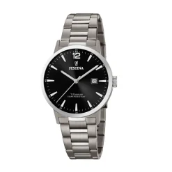 Festina ure Festina F20435/3 | Herreure I Titanium | Herreure Med Lænke