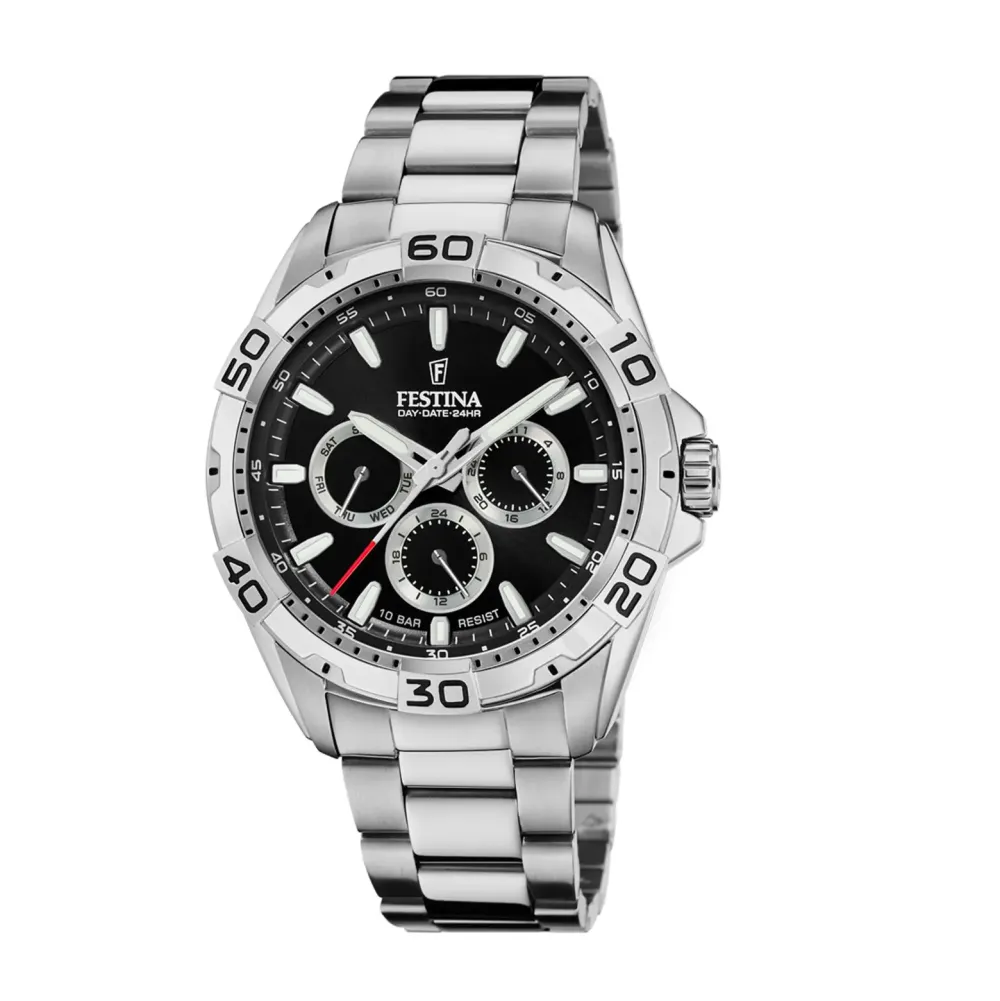 Festina ure Festina Multifunktion F20623/4 | Herreure Med Lænke | Herreure I Stål
