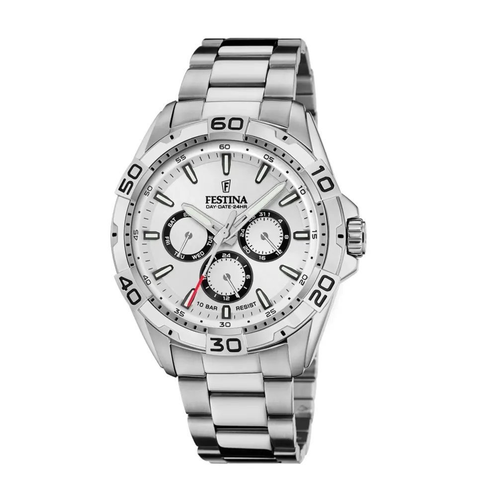 Festina ure Festina Multifunktion F20623/1 | Herreure Med Lænke | Herreure I Stål