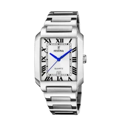 Festina ure Festina On the Square F20677/1 | Herreure Med Lænke | Herreure I Stål