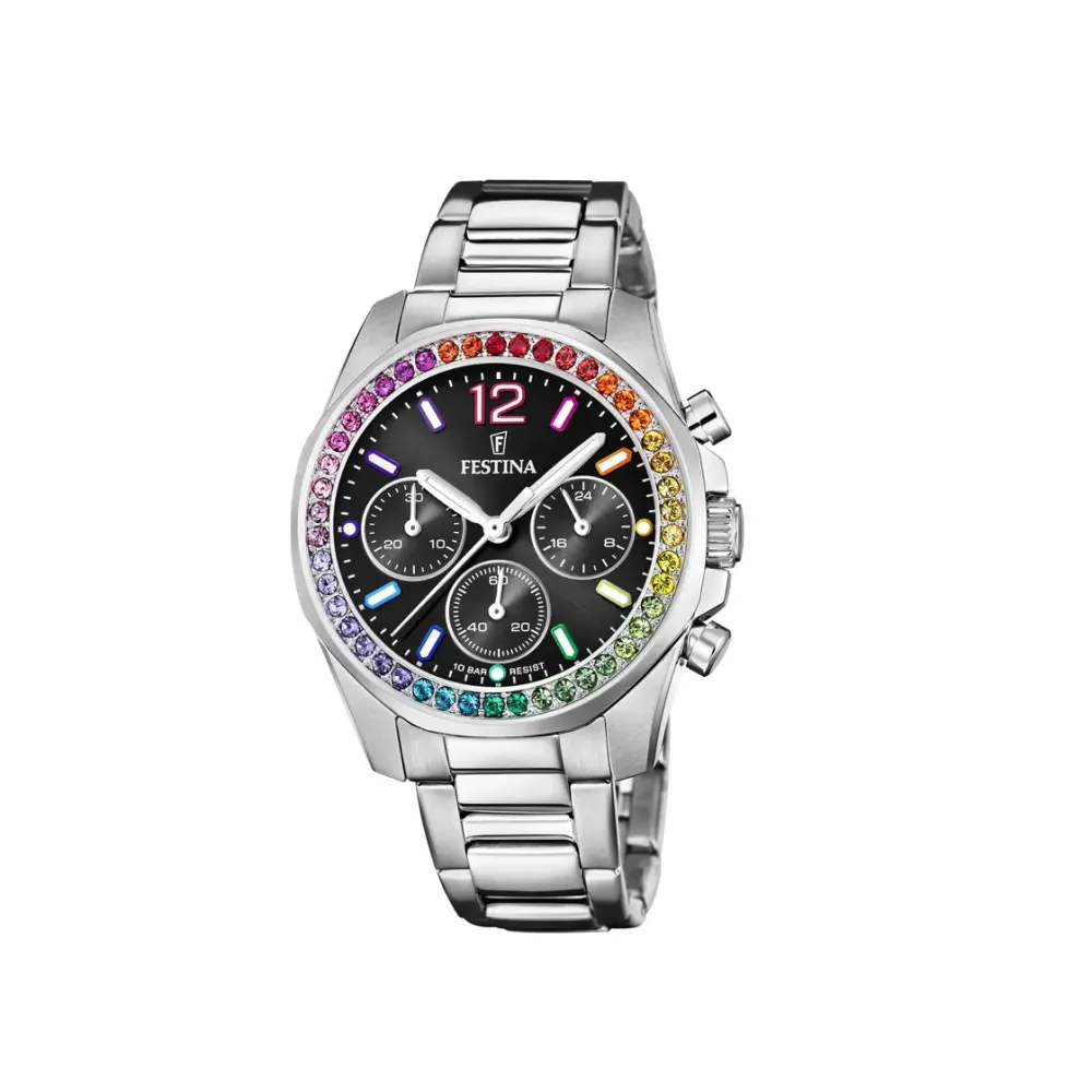 Festina ure Festina Rainbow F20606/3 | Dame Dameure Med Lænke | Dameure I Stål
