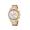 Festina ure Festina Rainbow F20639/2 | Dame Dameure Med Lænke | Dameure I Gulddouble