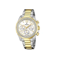 Festina ure Festina Rainbow F20607/1 | Dame Dameure Med Lænke | Dameure I Bicolor