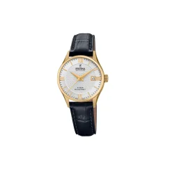 Festina ure Festina Swiss Made Collection F20011/1 | Dame Dameure Med Rem | Dameure I Gulddouble