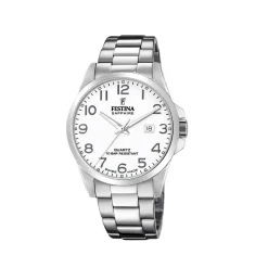 Festina ure Festina Swiss Made F20024/1 | Herreure Med Lænke | Herreure I Stål