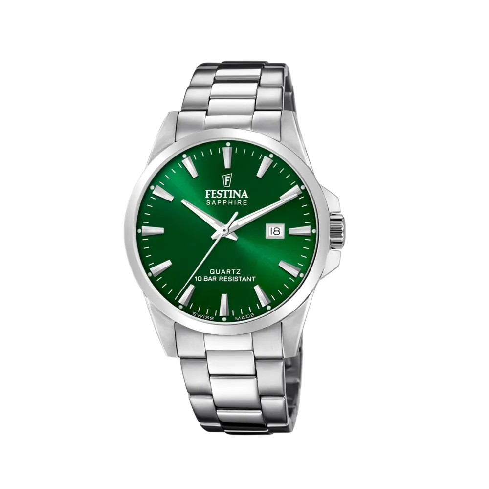Festina ure Festina Swiss Made F20024/6 | Herreure Med Lænke | Herreure I Stål