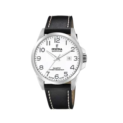 Festina ure Festina Swiss Made F20025/1 | Herreure Med Rem | Herreure I Stål