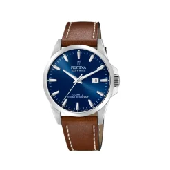 Festina ure Festina Swiss Made F20025/3 | Herreure Med Rem | Herreure I Stål