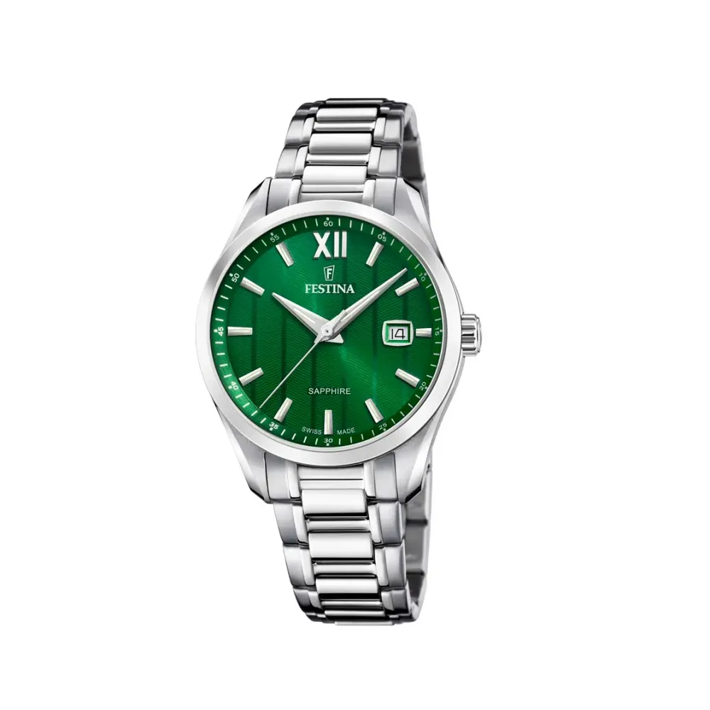 Festina Swiss Made F20026/3 | Dame Dameure Med Lænke | Dameure I Stål