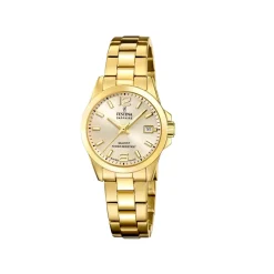 Festina ure Festina Swiss Made F20050/2 | Dame Dameure Med Lænke | Dameure I Gulddouble