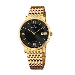 Festina ure Festina Swiss Made F20020/3 | Herreure Med Lænke | Herreure I Gulddouble