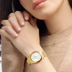 Festina ure Festina Swiss Made Grace F20077/1 | Dame Dameure Med Lænke | Dameure I Gulddouble