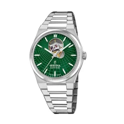 Festina ure Festina Swiss Made Rivé Automatic F20053/3 | Herreure Med Lænke | Herreure I Stål