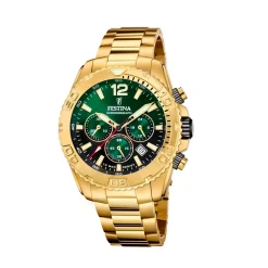 Festina ure Festina Timeless Chrono F20684/3 | Herreure Med Lænke | Herreure I Gulddouble