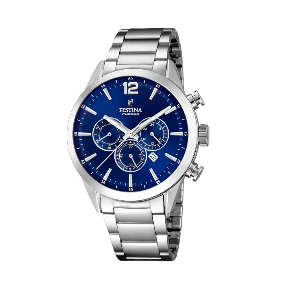 Festina ure Festina Timeless Chronograph F20343/7 | Herreure Med Lænke | Herreure I Stål