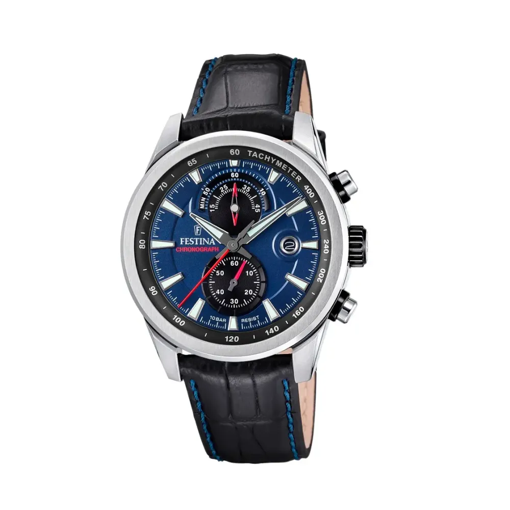 Festina ure Festina Timeless Chronograph F20695/5 | Herreure I Stål | Herreure Med Rem