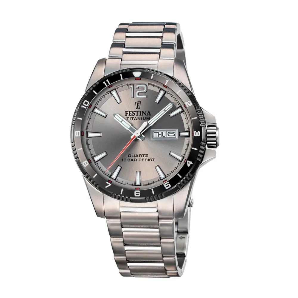 Festina ure Festina Titanium F20698/1 | Herreure Med Lænke | Herreure I Titanium